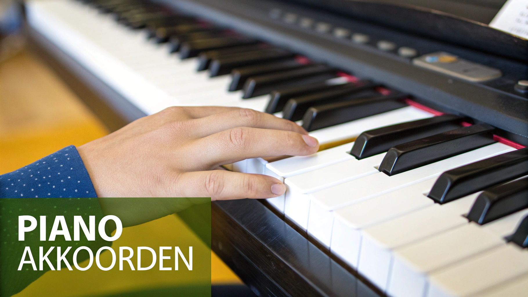 piano akkoorden leren piano akkoorden