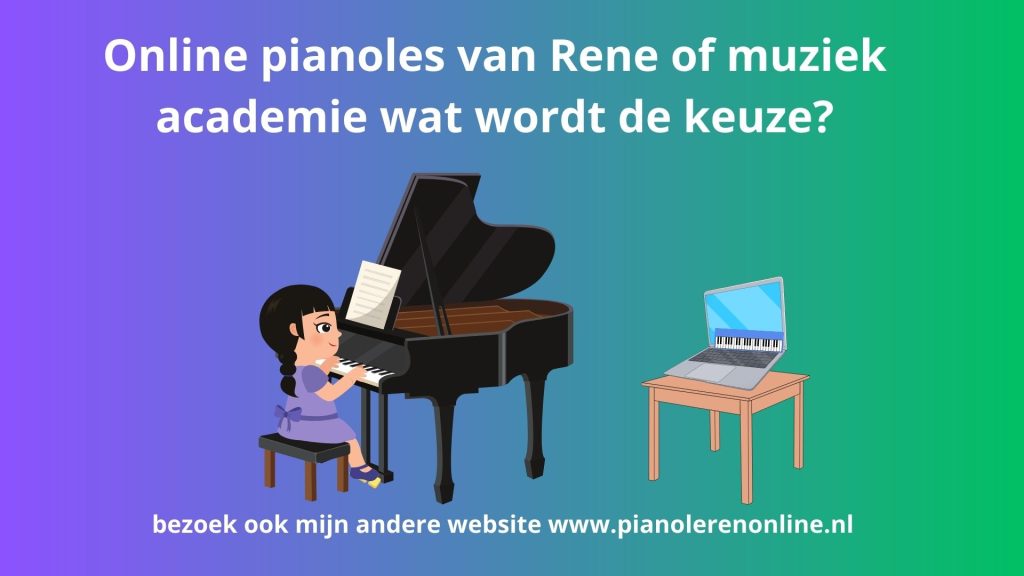 Online piano leren