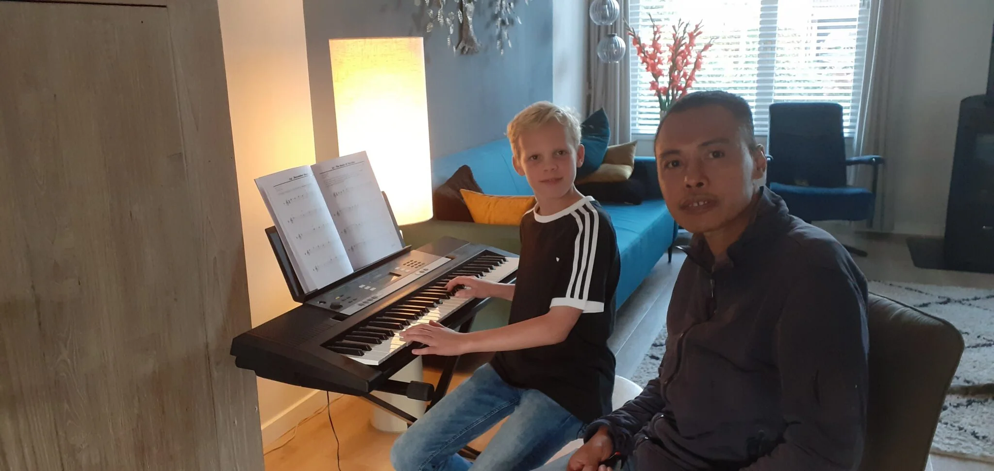 Keyboardles aan huis