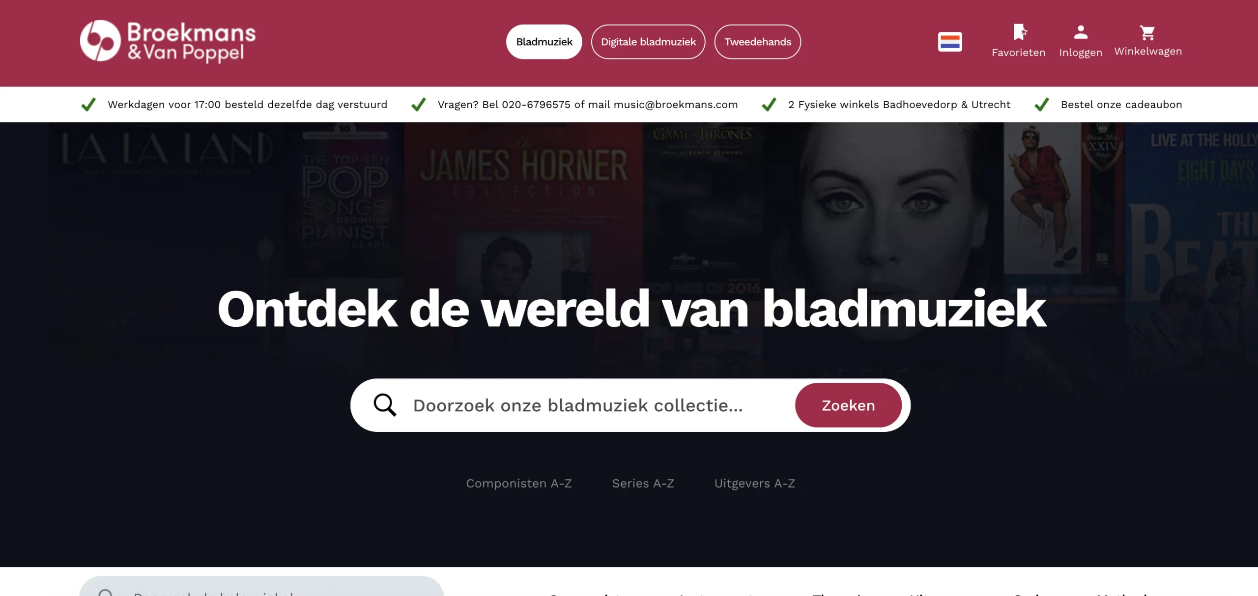 bladmuziek piano beginners broekmans & van poppel