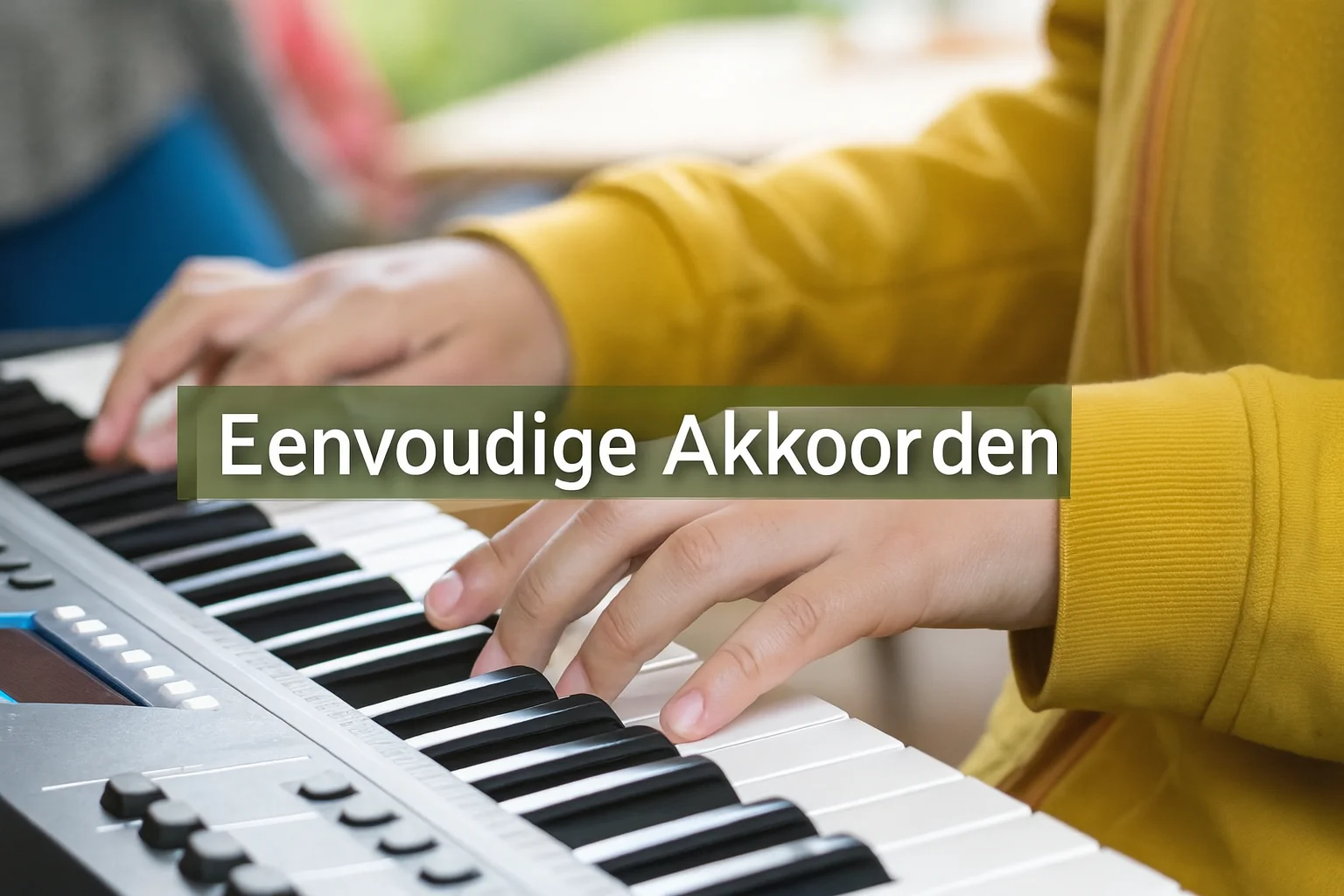 keyboard leren spelen voor beginners eenvoudige akkoorden