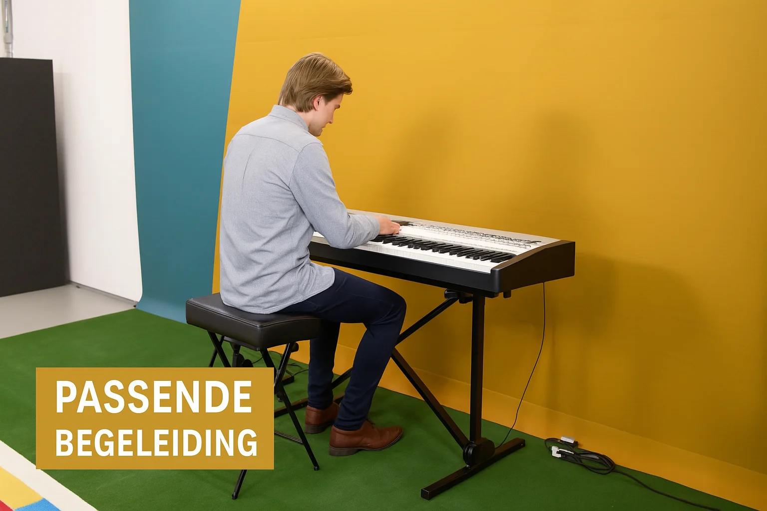 piano voor beginners passende begeleiding