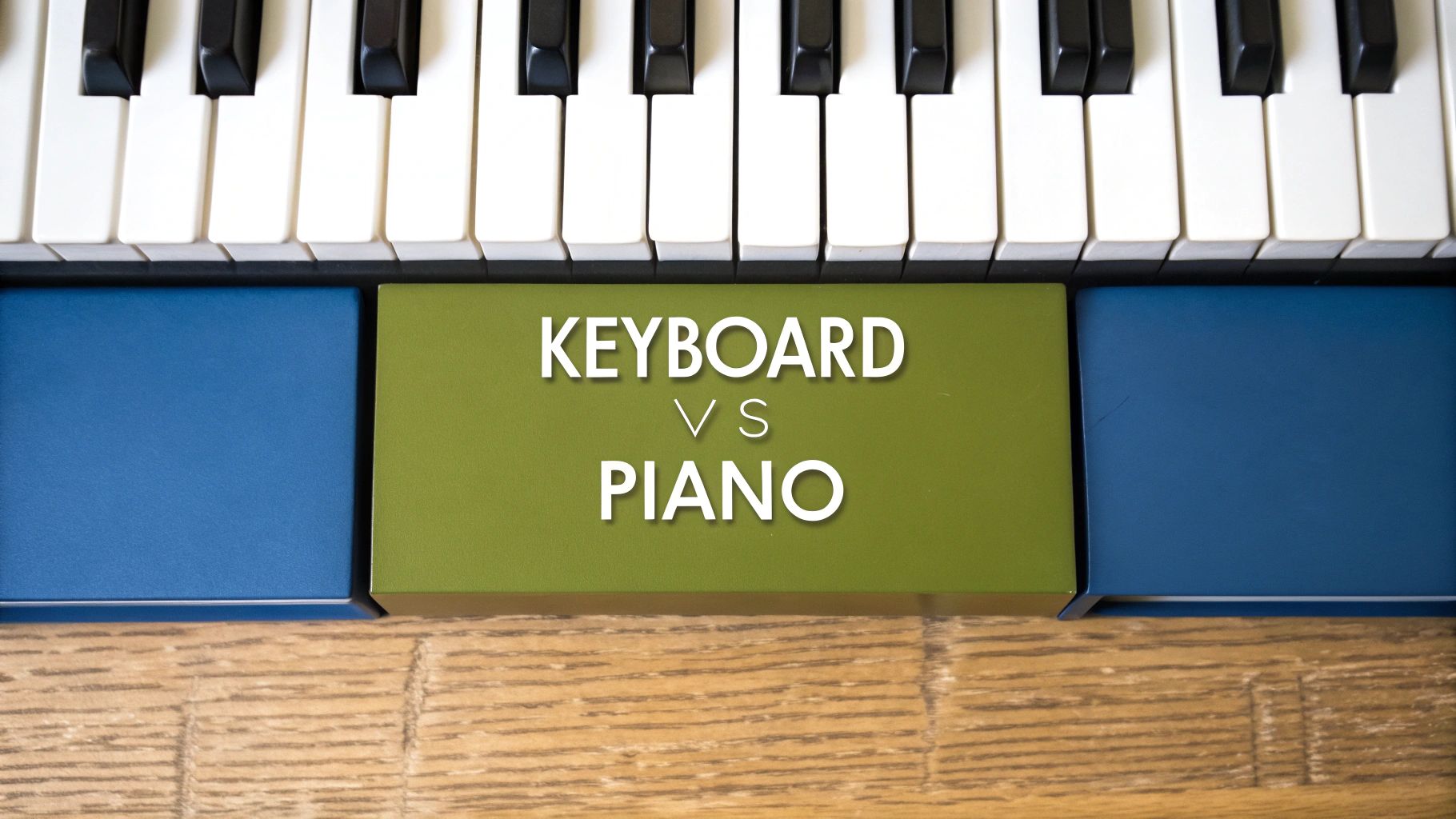 verschil keyboard en piano
