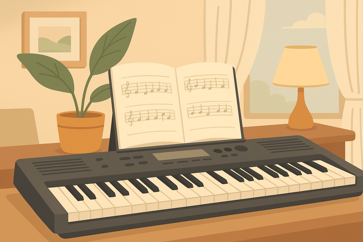 Persoonlijke keyboardles voor beginners in Hoogeveen. Leren spelen voor jong en oud, zonder notenkennis. Start vandaag nog!