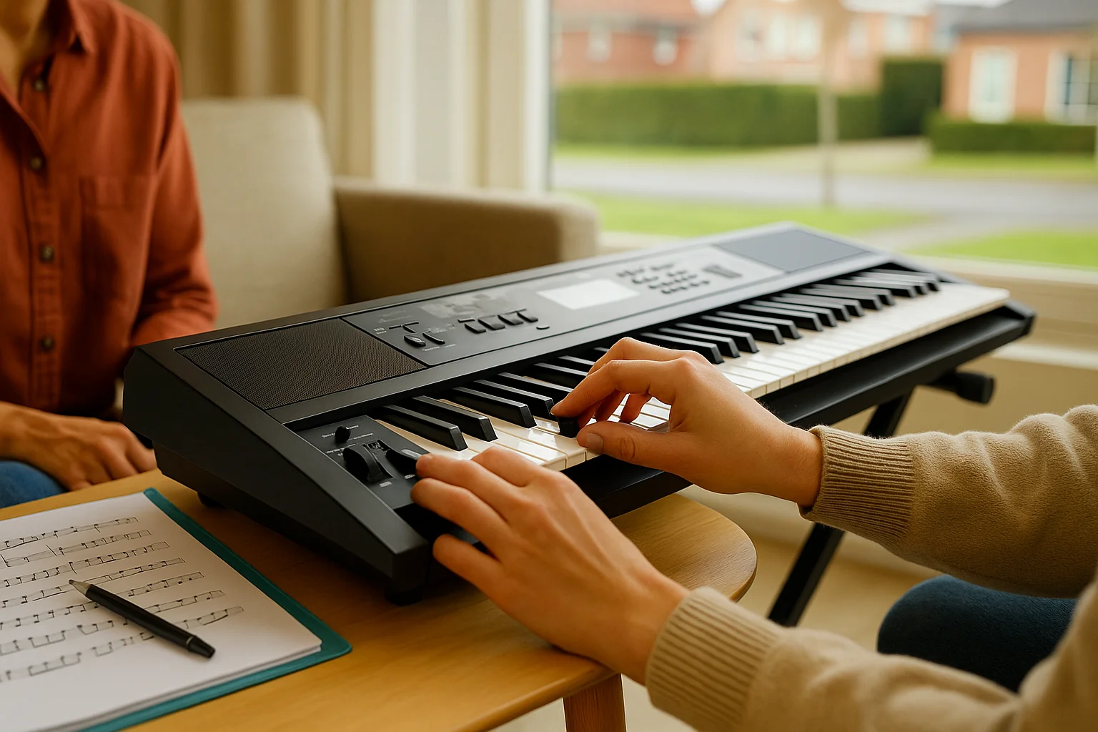 keyboard huren Hoogeveen leerling docent keyboard