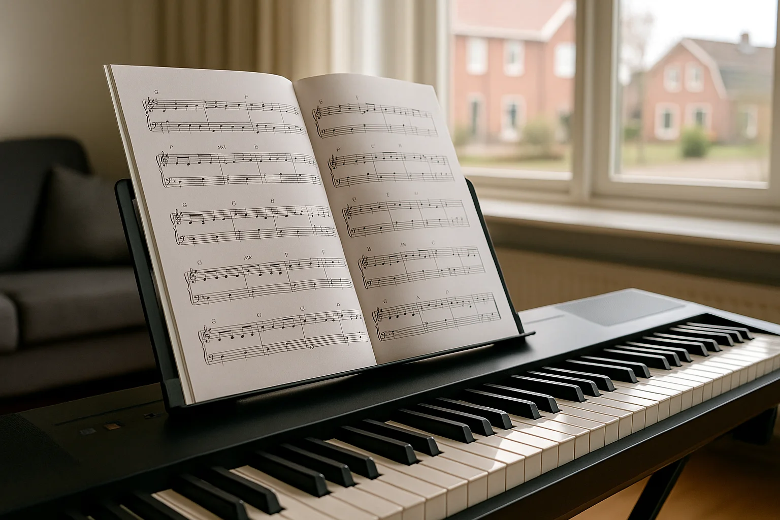 popliedjes keyboardles Hoogeveen songboek popliedjes standaard keyboard huiskamer