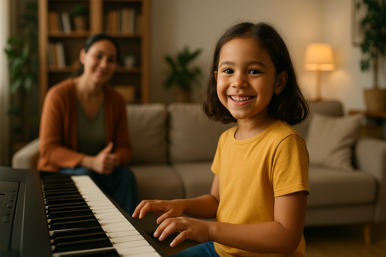 keyboardles kinderen hoogeveen kind keyboard thuis