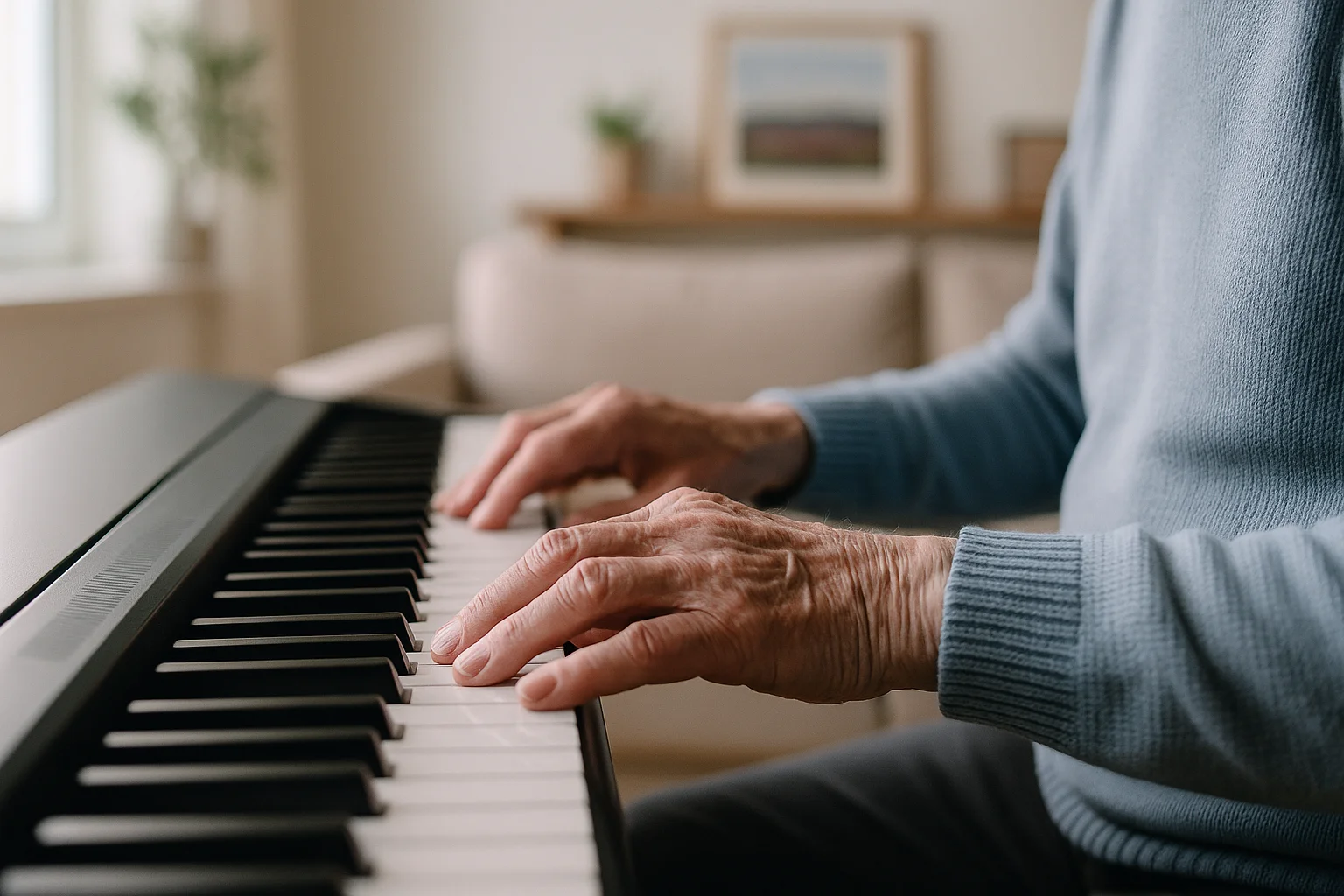 keyboardles senioren hoogeveen keyboard handen